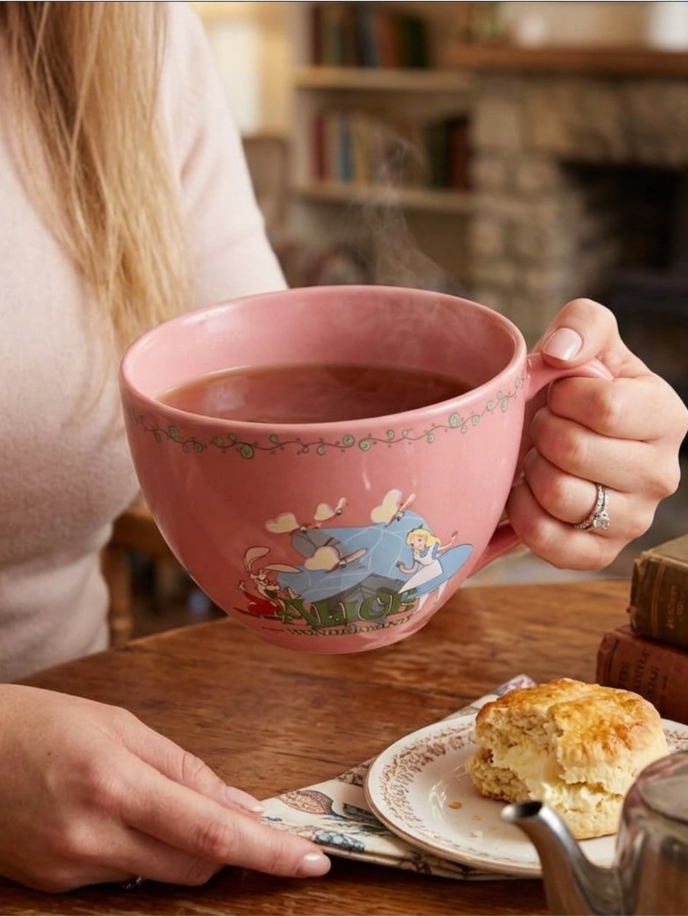 Alice in Wonderland Pink Ceramic Mug 2007